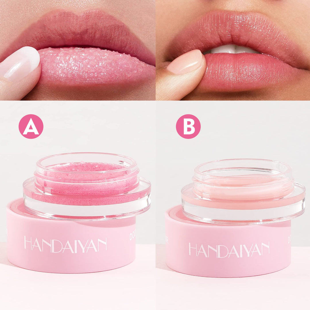 Lip Sleeping Mask, Cherry Lip Moisturizer, Nourishing and Improving Lip Skin Tone, Lip Skin Treatment Day and Night, Exfoliate, Repair Lip Dry Skin