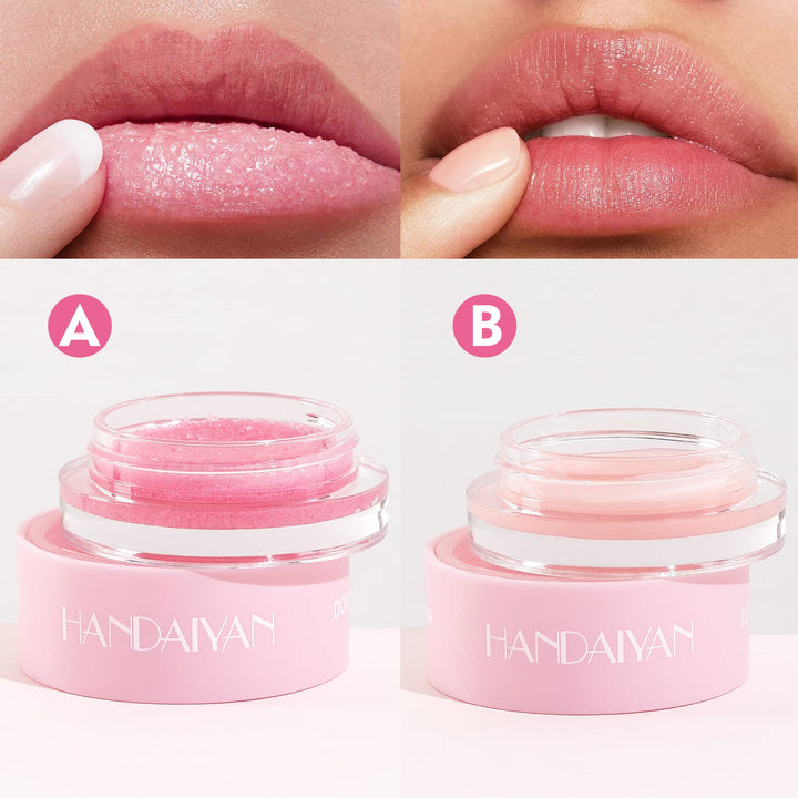 Lip Sleeping Mask, Cherry Lip Moisturizer, Nourishing and Improving Lip Skin Tone, Lip Skin Treatment Day and Night, Exfoliate, Repair Lip Dry Skin