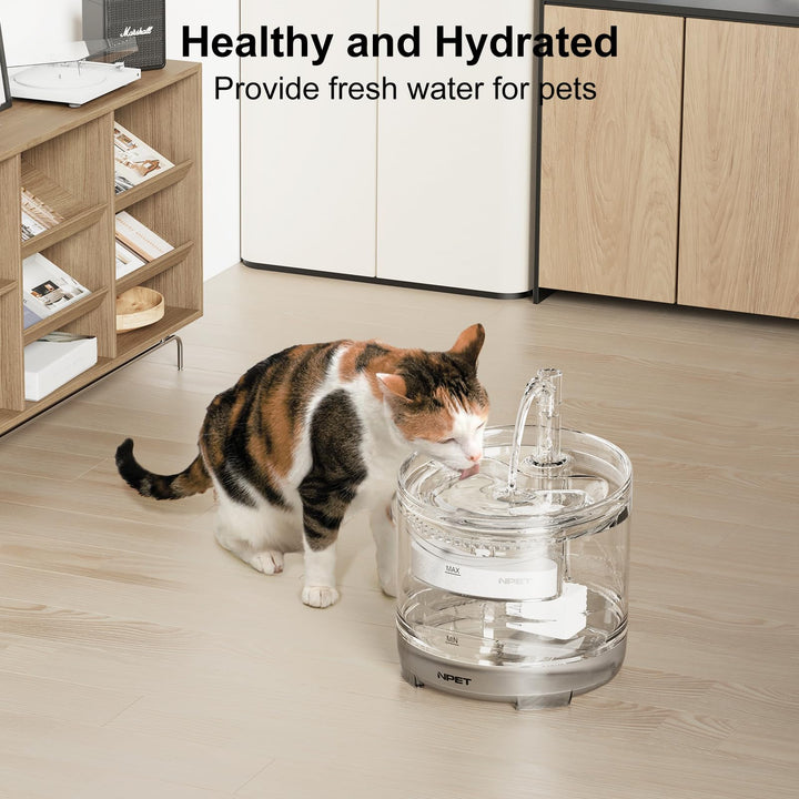 Pet Water Fountain Filters for WF050 & WF100 Cat Fountain(4pcs)