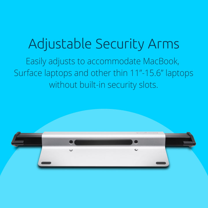 MacBook and Surface Laptop Locking Station with Keyed Lock Cable (K64453WW)