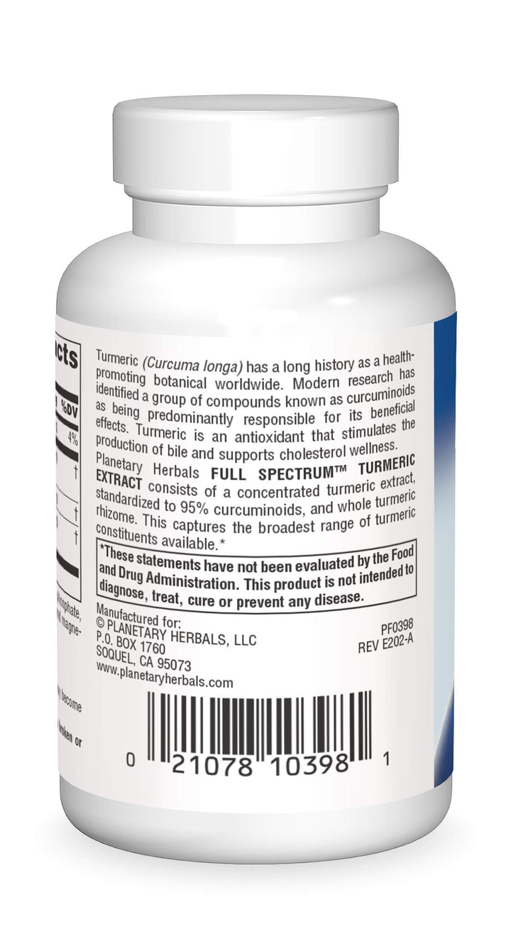 Full Spectrum Turmeric Extract Tablets, 450 mg, 60 Count