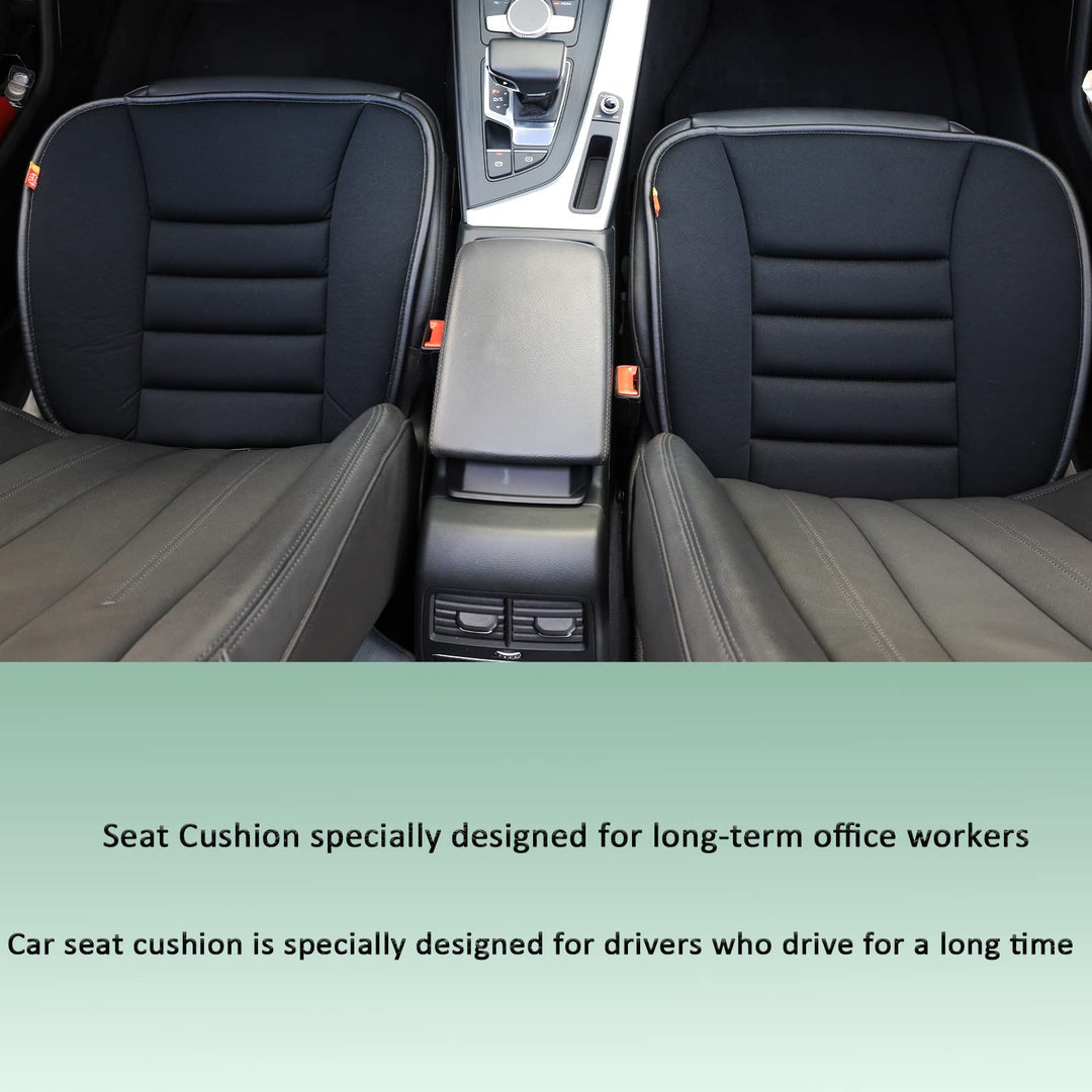 Car Seat Cushion Pad for Driving Seat Cushions for Office Chairs/Truck Memory Foam Seat Cushion Comfortable and Durable Black