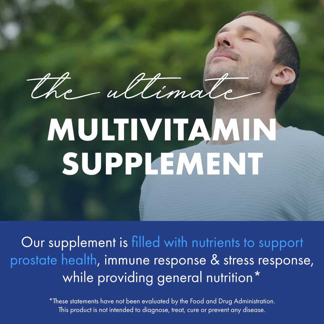 One N Only Multivitamin for Men, Natural One a Day Herbal Supplement with Vitamin D3, B12, and Biotin with Whole Foods, 90 Tablets