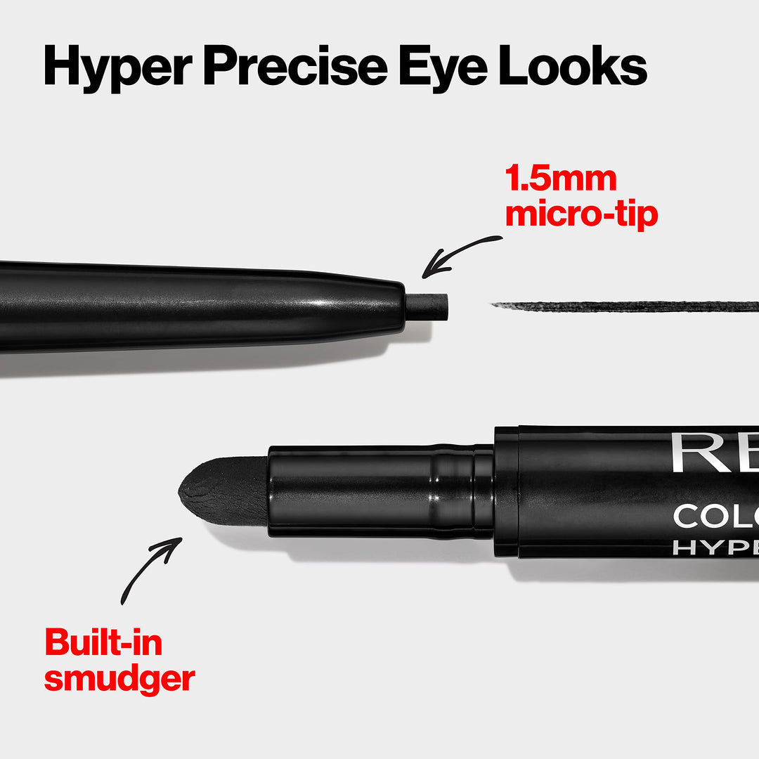 Revlon Colorstay Micro hyper Precision Gel Eyeliner, Waterproof, Long wearing, 0.009 Oz, Black