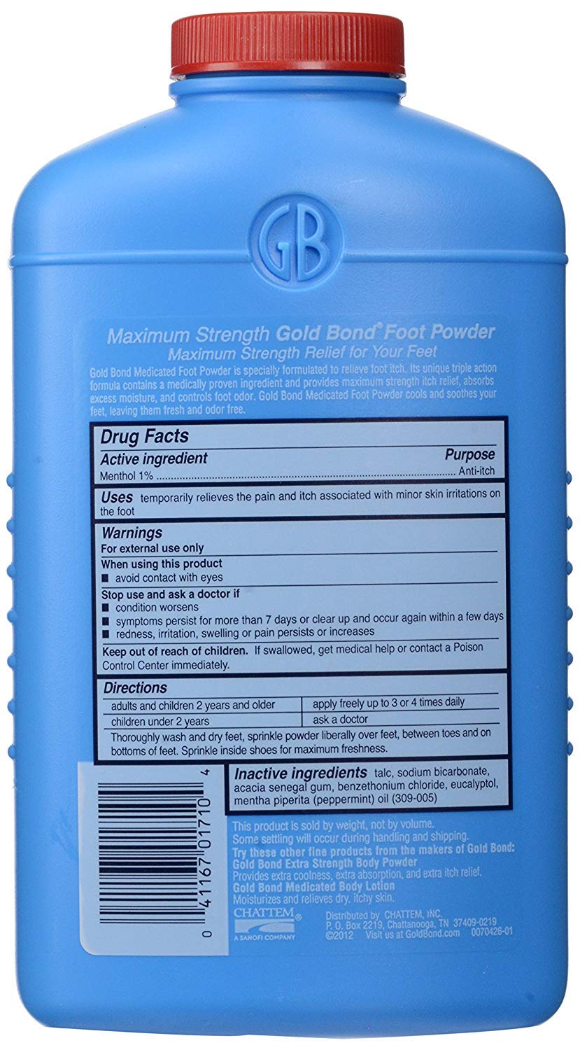 10 ounce : Medicated Foot Powder - 10 Oz