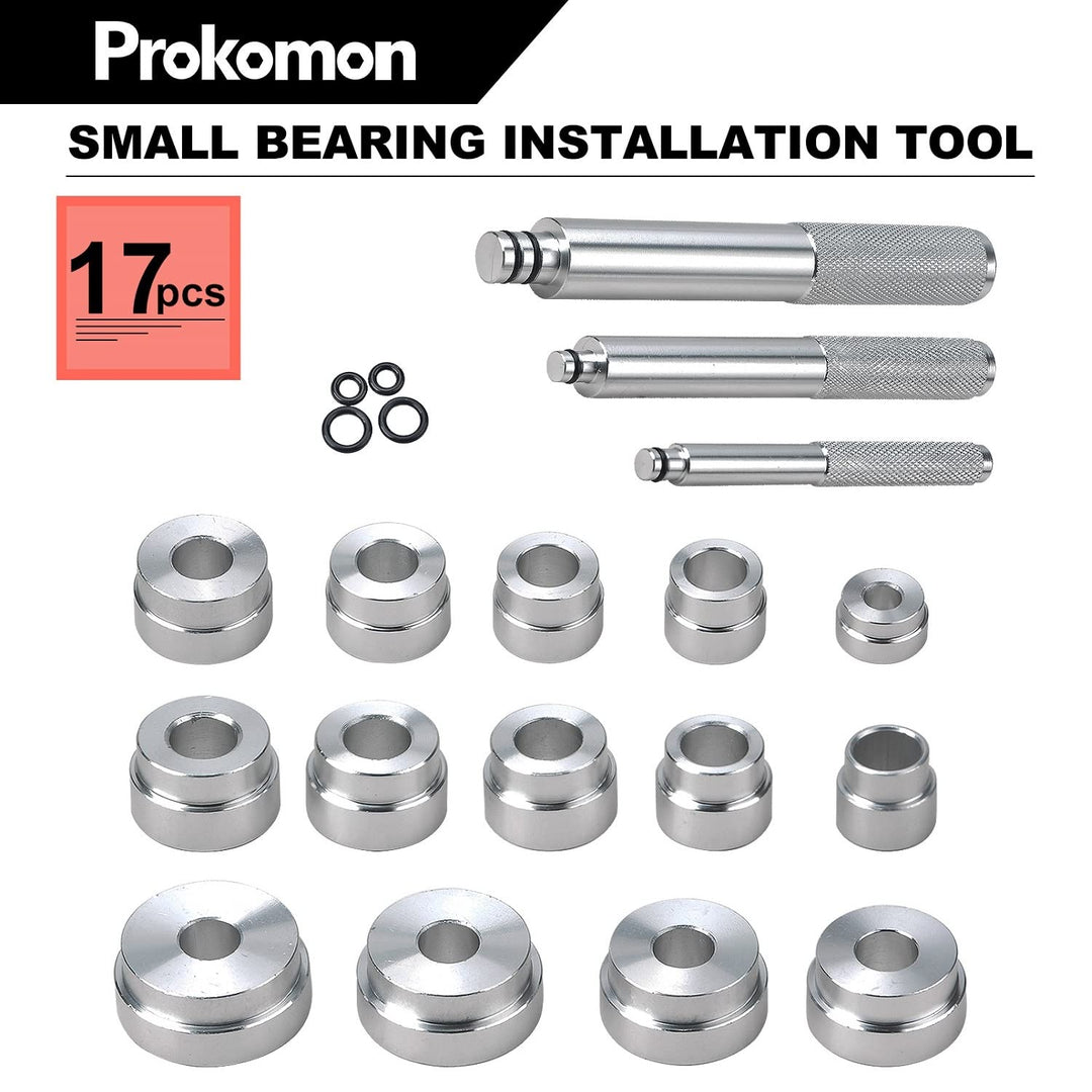 17 Pcs Bearing Race and Seal Bush Driver Set – Master/Universal Kit for Automotive Wheel Bearings