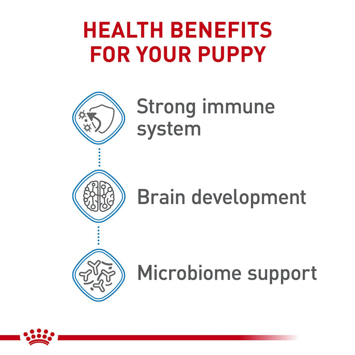 Size Health Nutrition X-Small Breed Dry Puppy Food, Supports Brain Development, Immune Support and Digestive Health, 3 lb Bag