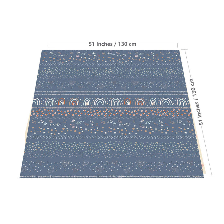 Splat Mat for Under High Chair/Arts/Crafts, 51 Waterproof Spill Mat Washable Non-Slip Floor Protector Splash Mat, Messy Mat and Table Cloth