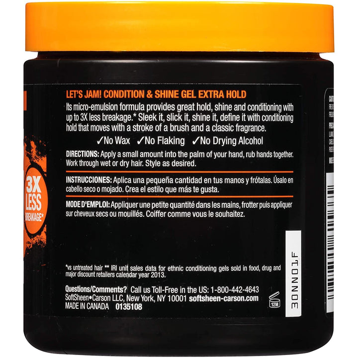 Let's Jam Shining & Conditioning Gel Extra Hold, 14oz
