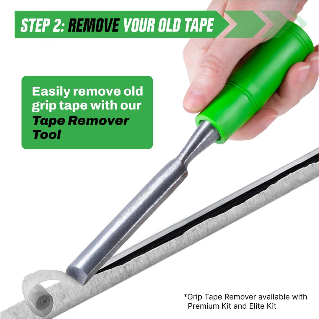 Golf Grip Kits for Regripping Golf Clubs - Professional Quality - Options Include Hook Blade, 15 or 30 Grip Tape Strips, 5 or 8 oz Grip Solvent, Grip Tape Remover, Bench Vise & Rubber Clamp