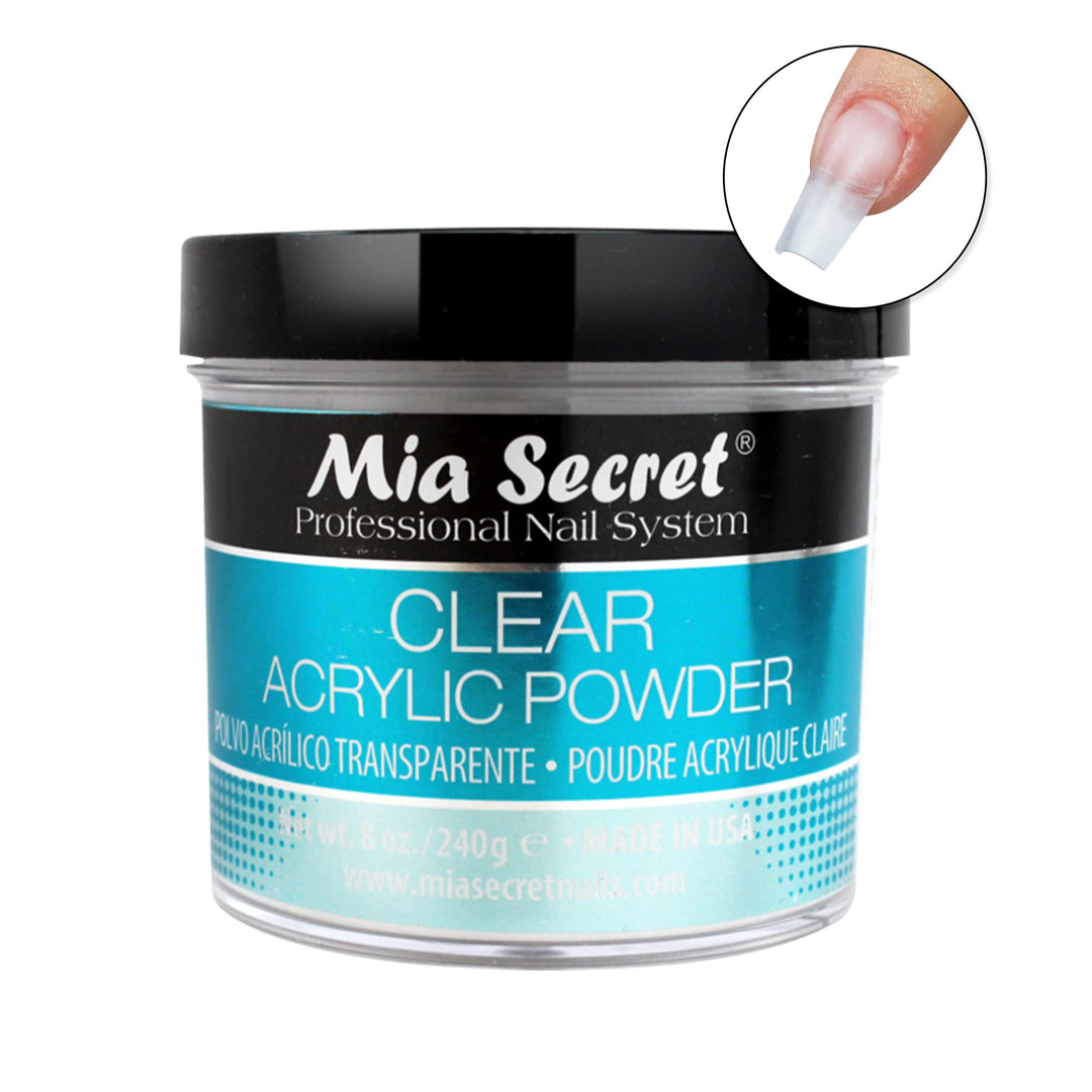 Clear Acrylic Powder (8oz)