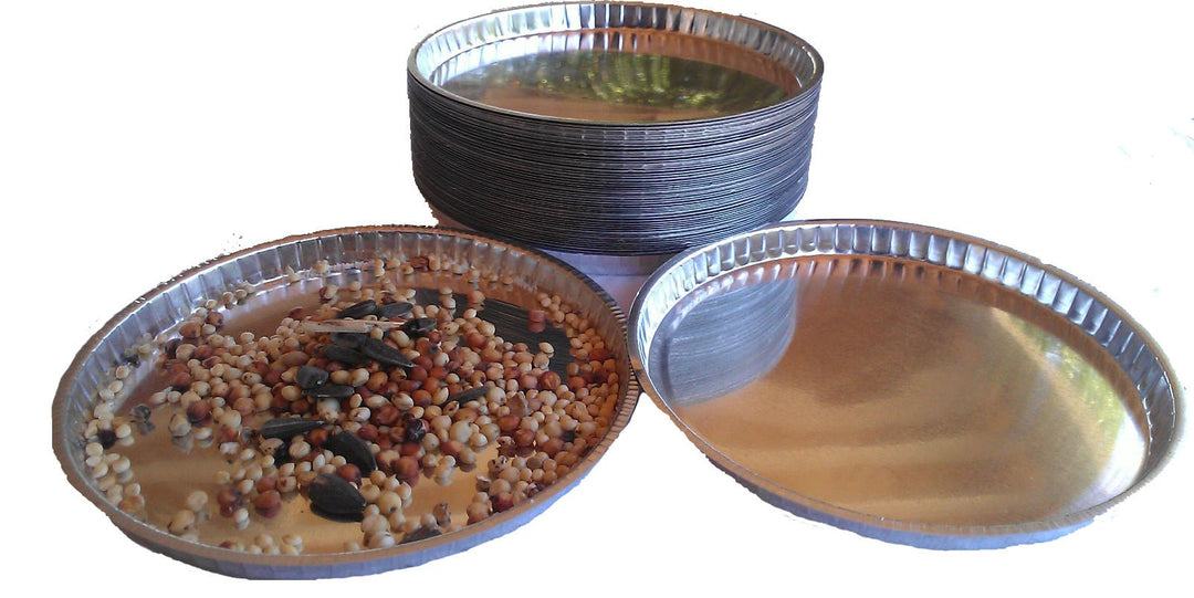 90mm Disposable Aluminum Weighing Dish/Pans for Moisture Analyzers - 1 Box of 50 Pans TM Brand