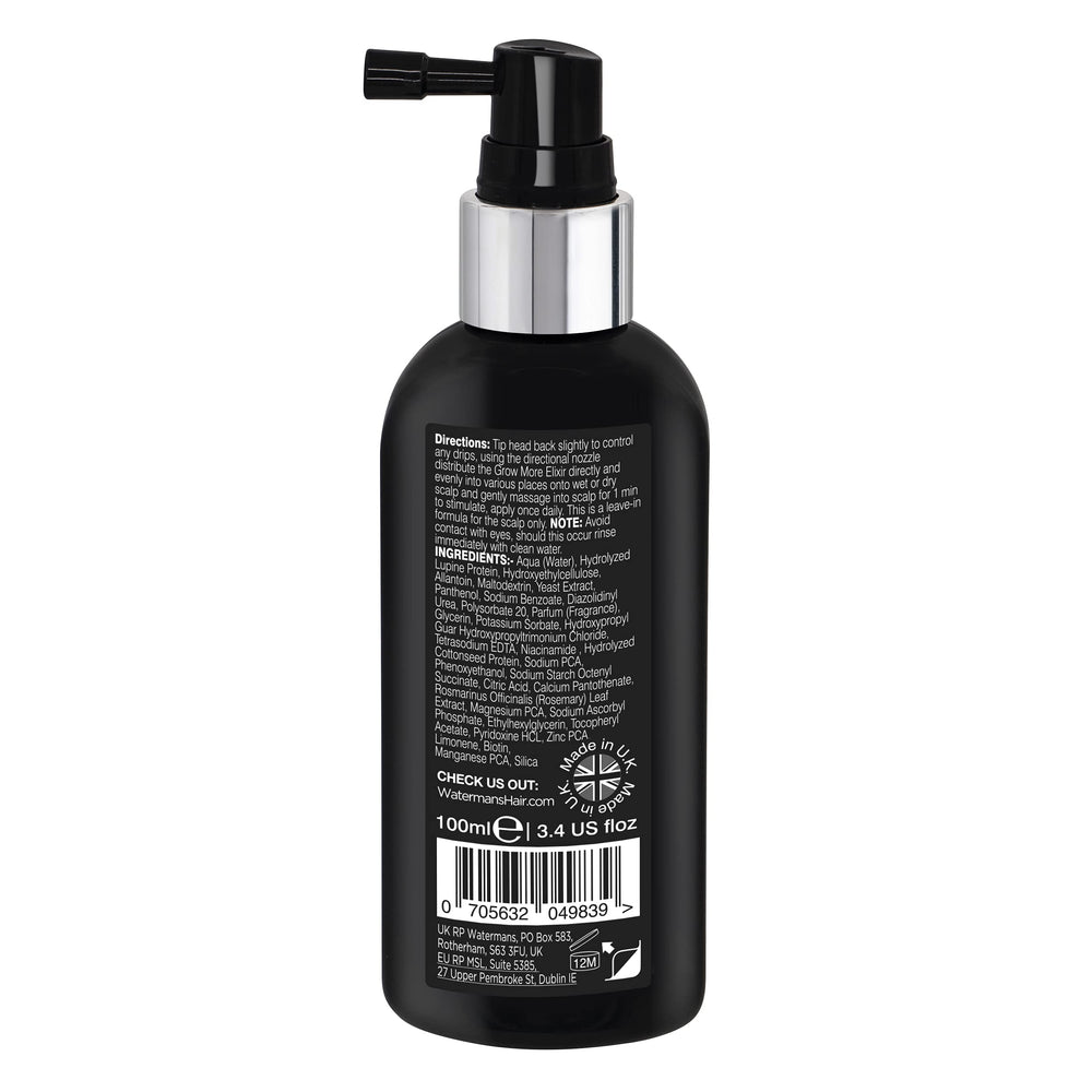 Grow More, Hair Growth Serum, Visibly Thicker and Stronger Hair, Vegan, Scalp Treatment, DHT Blocker, Rosemary Oil, Biotin, None Medical - Improves scalp density 3.4 Fl Oz