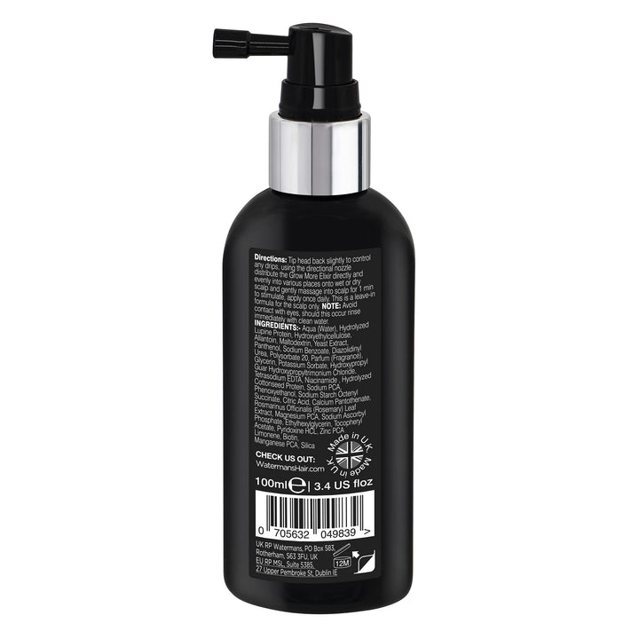 Grow More, Hair Growth Serum, Visibly Thicker and Stronger Hair, Vegan, Scalp Treatment, DHT Blocker, Rosemary Oil, Biotin, None Medical - Improves scalp density 3.4 Fl Oz