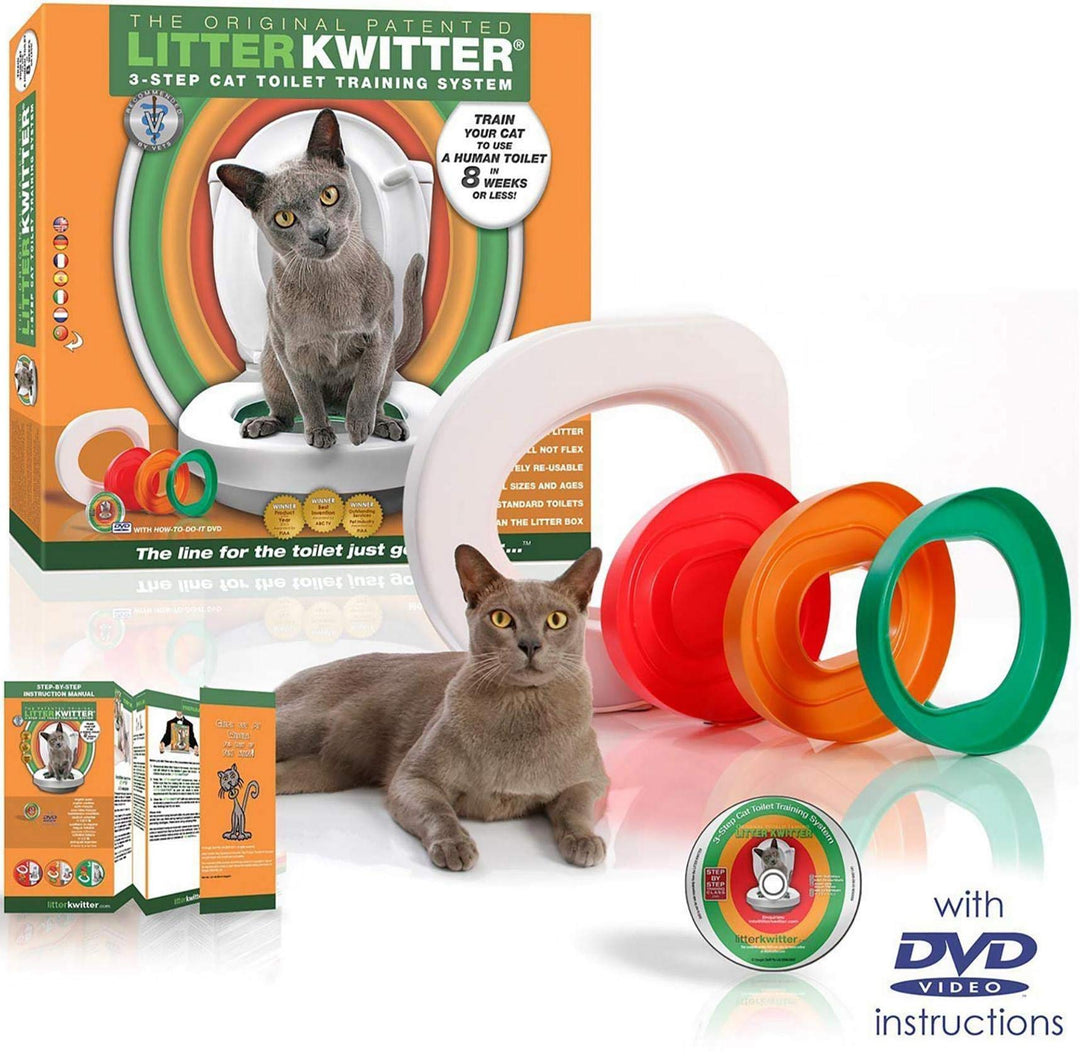 Cat Toilet Training System By - Teach Your Cat to Use the Toilet - With Instructional DVD