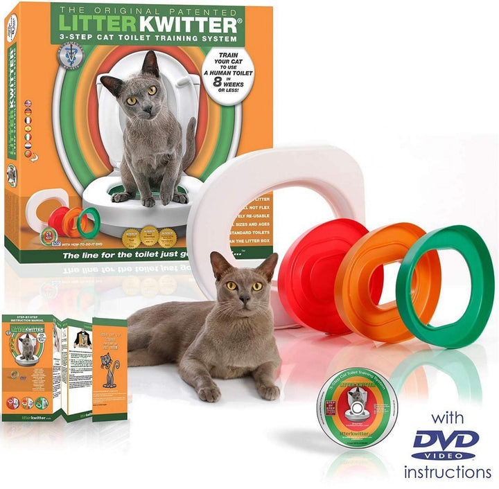 Cat Toilet Training System By - Teach Your Cat to Use the Toilet - With Instructional DVD