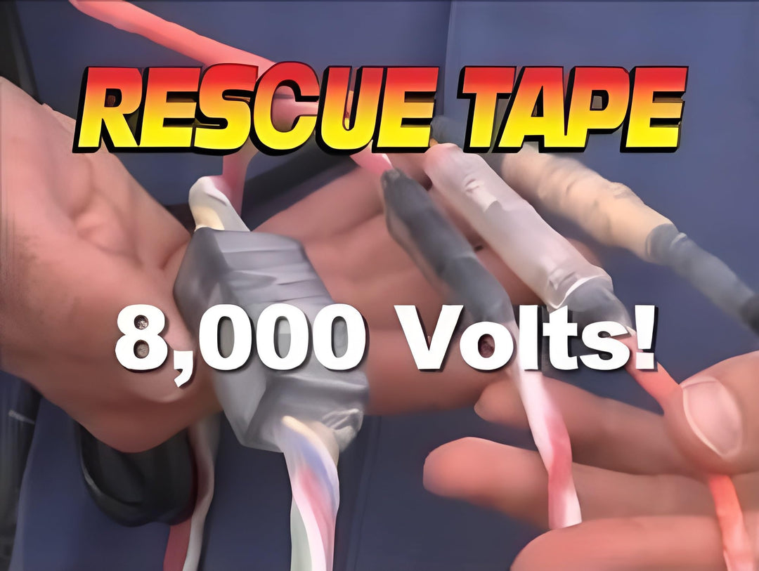 Rescue Tape, Self-Fusing Silicone Tape, Emergency Plumbing Pipe & Radiator Hose Repair, Electrical Insulation, Military Std, 1 x12', Black