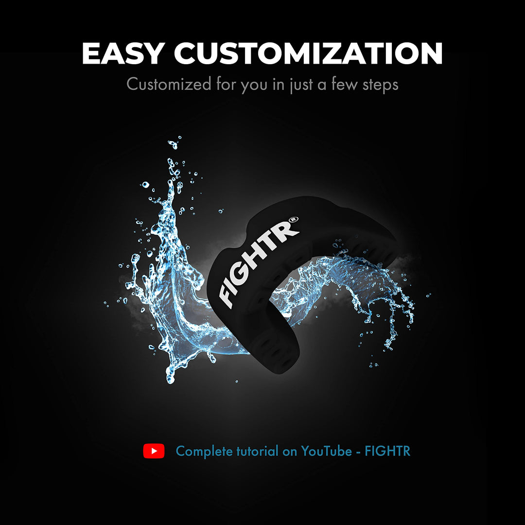 ® Premium Mouth Guard - for Excellent Breathing & Easy to fit | Sports Mouth Guard for Boxing, MMA, Football, Lacrosse, Hockey and Other Sports | incl. hygienic Box
