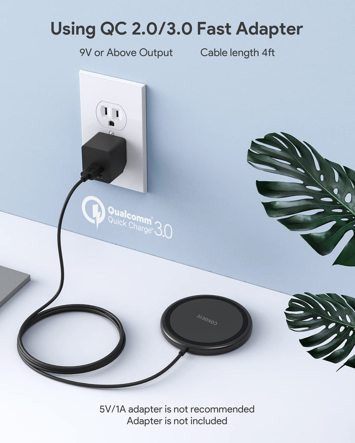 Wireless Charger 2-Pack for iPhone Wireless Charger Pad, Max Fast Wireless Phone Charger for iPhone 16/16 Plus/16 Pro/16 Pro Max/15/15 Pro/15 Plus/ 14/13 Series/Samsung S24/S23/AirPods Pro 2