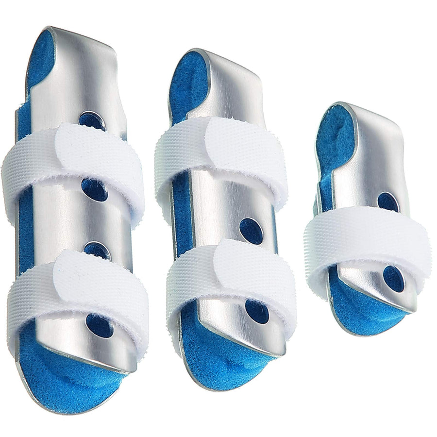 3 Pieces Finger Splint Metal Finger Support Finger Immobilizer for Adults Children Finger