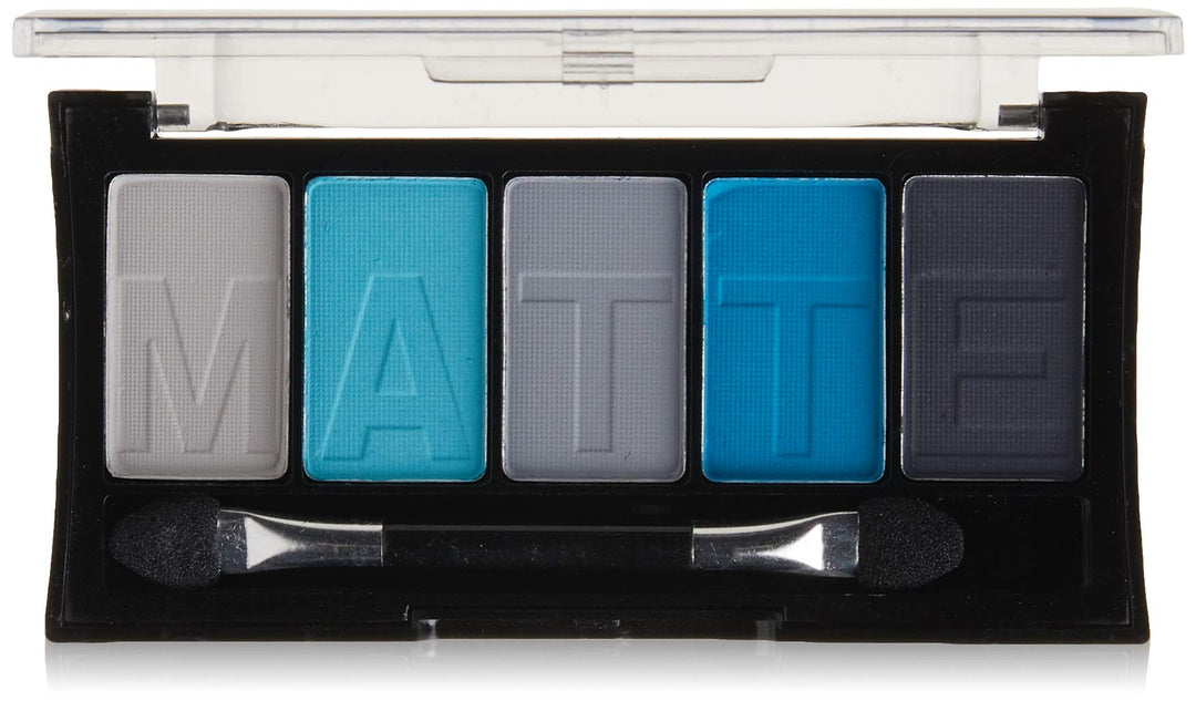 Blue Denim : L.A. Colors 5 Color Matte Eyeshadow, Blue Denim, 0.08 Ounce