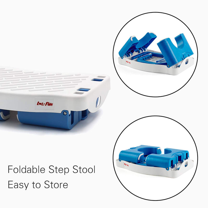 Step Stool for Kids, Toddler Step Stool for Bathroom Sink, Child Step Stool for Potty Training Blue