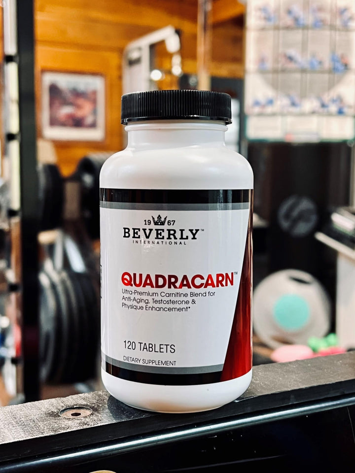 Quadracarn 4X-Potency, Lab Tested Ultra-Premium Carnitine Blend for Fat Loss, Muscle Definition, Metabolism, Mood, Energy Boost, Anti-Aging, Brain Function. 120 Tablets.