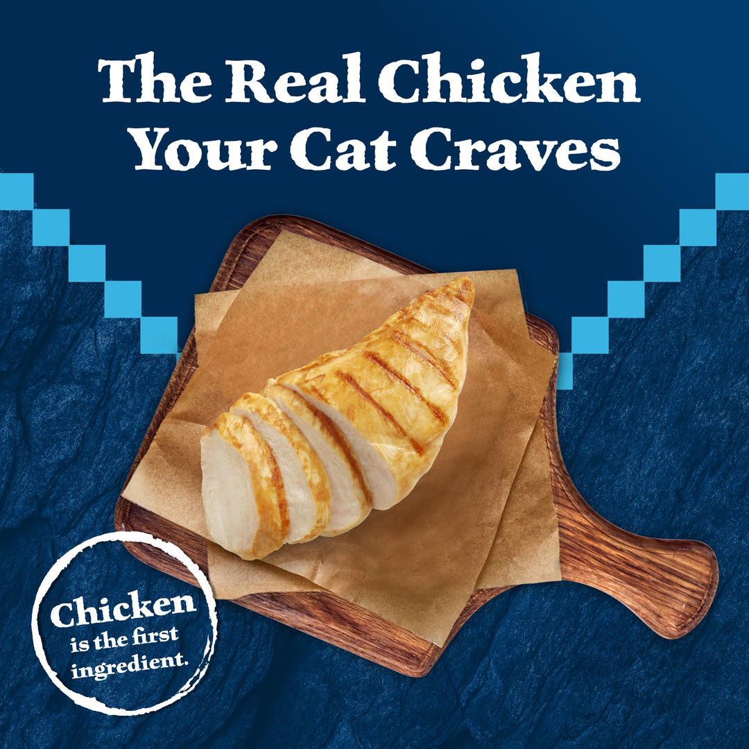 Wilderness Wild Cuts Grain-Free Wet Cat Food, Meal Toppers Made with Natural Ingredients, Tasty Chicken Morsels in Savory Gravy, 3-oz. Pouches (24 Count)