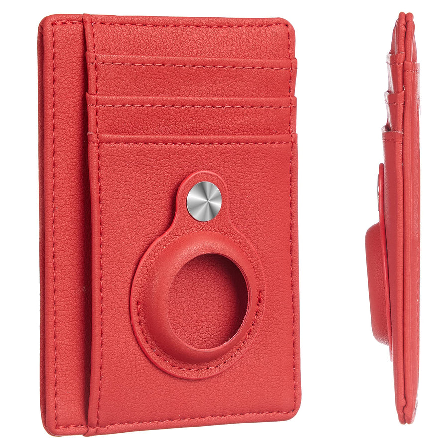 Slim Minimalist Front Pocket Air Tag Wallet, Mens Wallet with Airtag Holder