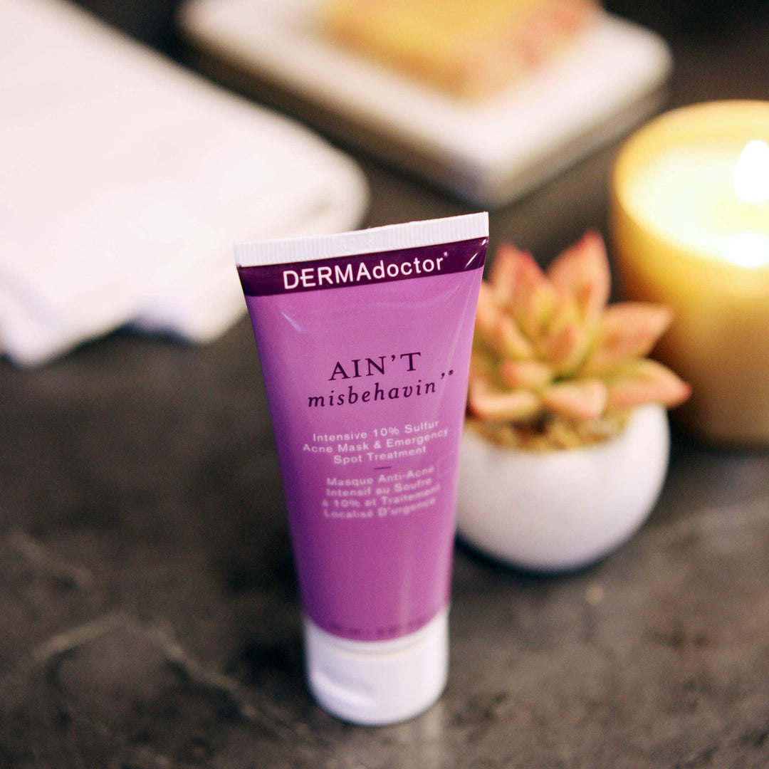 Aint Misbehavin Intensive Skin Clarifying Sulfur Acne Mask 70ml/2. 3oz