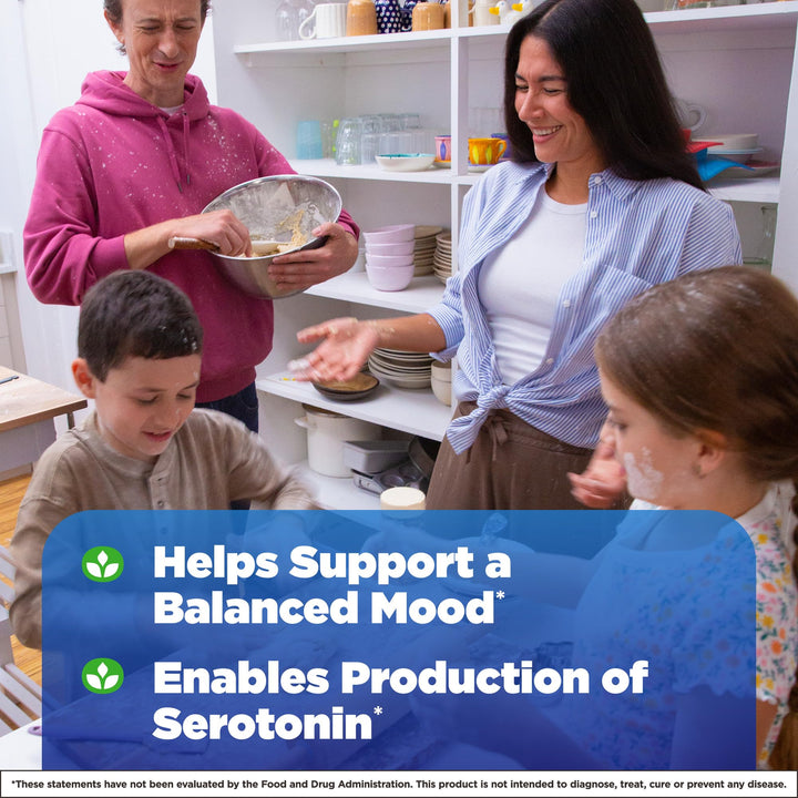 5-HTP 100mg, Drug-Free Dietary Supplement Helps Support Balanced Mood, 30 Mixed Berry-Flavored Fast Dissolve Tablets, 15-30 Day Supply