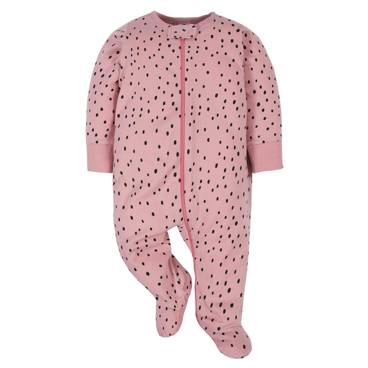 Baby Girls 4 Pack Sleep 'N Play Footie Bear Pink 0-3 Months
