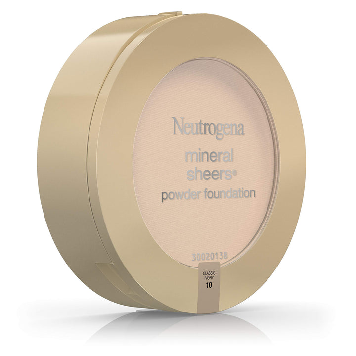 Mineral Sheers Powder Foundation, Classic Ivory 10, 0.34 Ounce