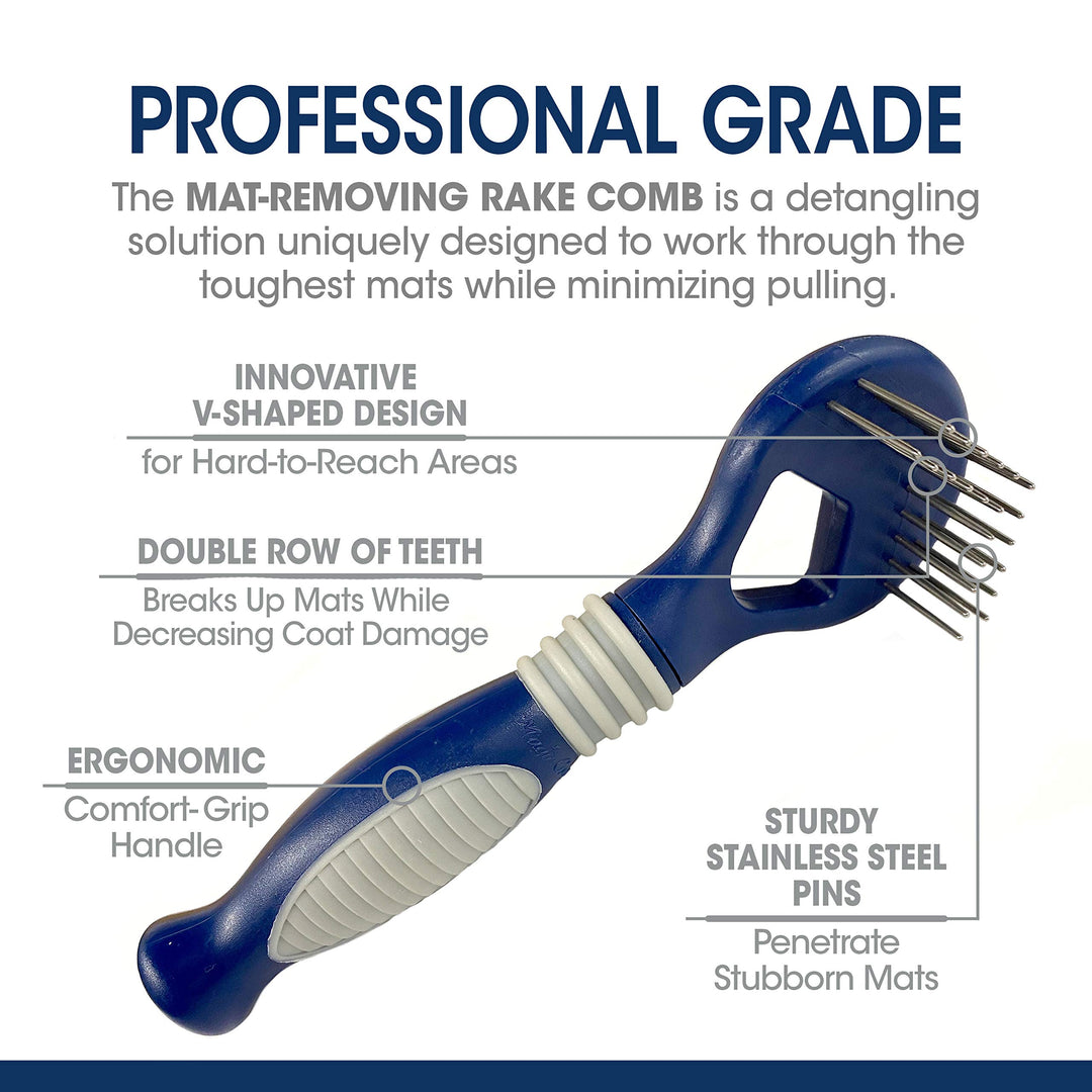 Magic Coat Professional Series Grooming Dematting Comb for Dogs, 1 Count