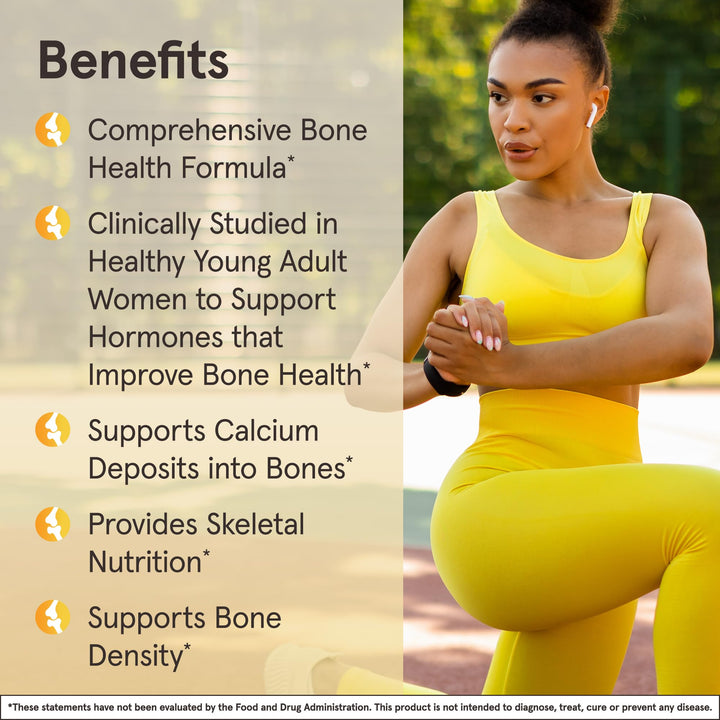 Bone Up for Bone Density and Skeletal Nutrition, Includes D3, K2 (as MK-7), and Calcium, 120 Capsules Vitamin D3, K2 Supplements, Up to a 20-Day Supply