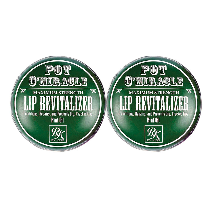 Pot O' Miracle Maximum Strength, Mint Oil (Lip Revitalizer, 2 Pack)