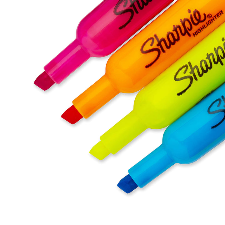 Accent Tank-Style Highlighters, 4 Colored Highlighters (25174PP)