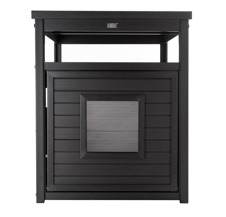ECOFLEX Jumbo Cat Box Cover and End Table with Litter Box Enclosure and a 10 Year Warranty Hides Unsightly Litter Box made with Moisture & Odor Resistant Composite Material