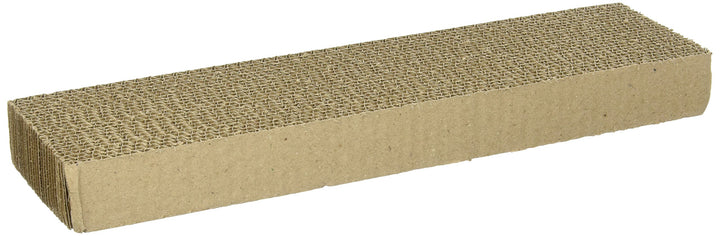 WARE Single Wide Corrugated Replacement Scratcher Pads for Cats (2-pack) - Catnip Included