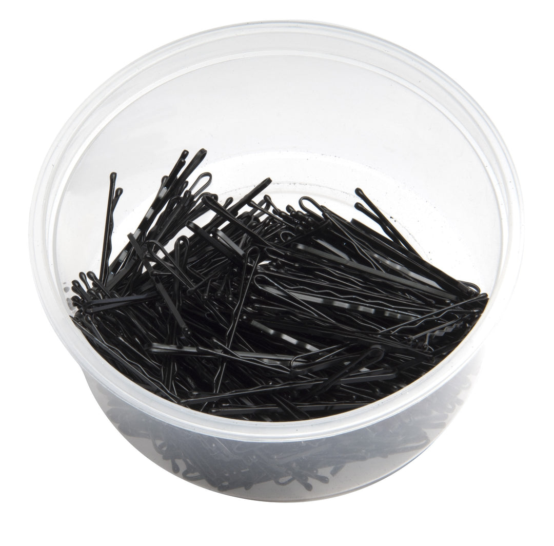 2 Bobby Pins, Black, 300-pack Tub