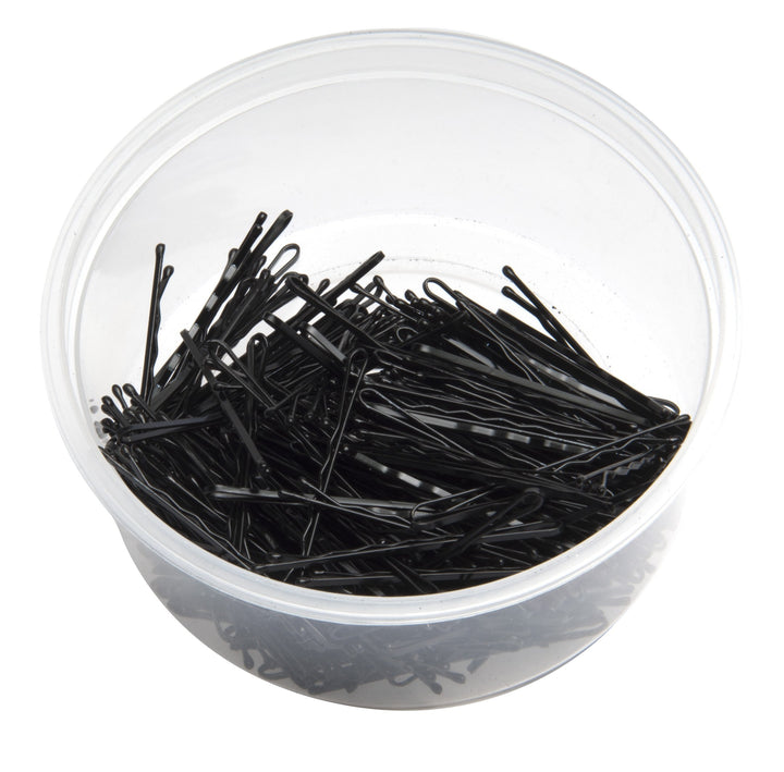 2 Bobby Pins, Black, 300-pack Tub