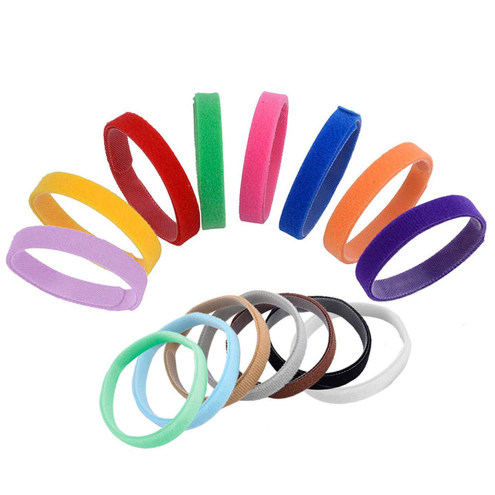 15 Colors Puppy ID Collars Whelping Dog Band Newborn Soft Fabric Adjustable Identification Collar for Pet Dog Cat