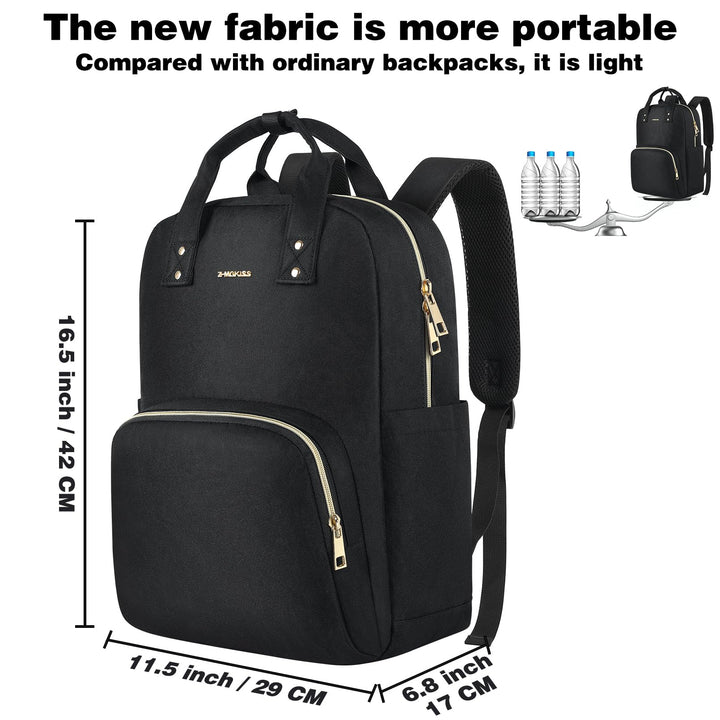 Daypack Backpacks, Black, 15.6