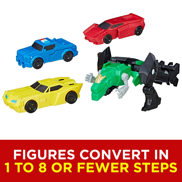 Toys Autobot Team Combiner Pack - 4 Figure Gift Set – Combine into a Super Robot - Age 6 and Up - 8.5 inch (Amazon Exclusive)