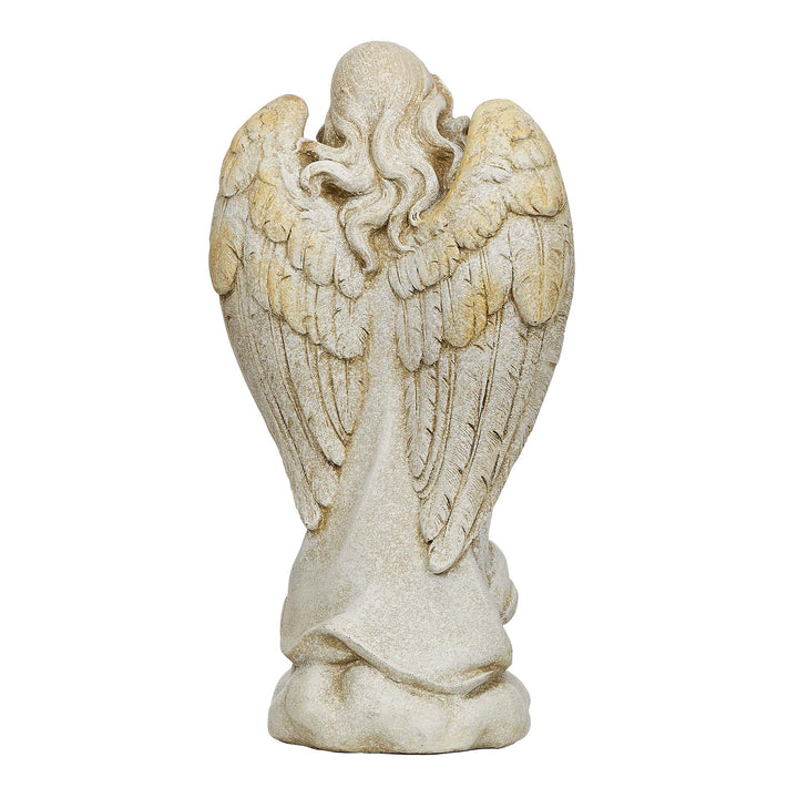Joseph's Studio by Roman - Angel Holding Heart Memorial Garden Statue, Collection, 12.25 H, Resin and Stone, Decorative, Religious Gift, Home Indoor and Outdoor Decor, Durable, Long Lasting