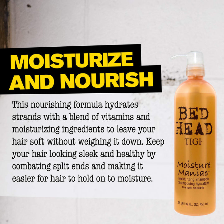 Bed Head Moisture Maniac Shampoo 25.36 Ounce