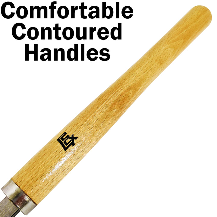 8 Piece Wood Chisel Woodworking Lathe Hand Tool Set