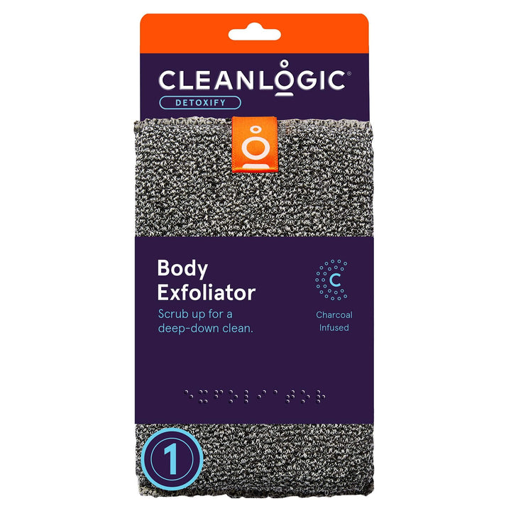 Detox Purifying Charcoal Body Scrubber, 1 Count