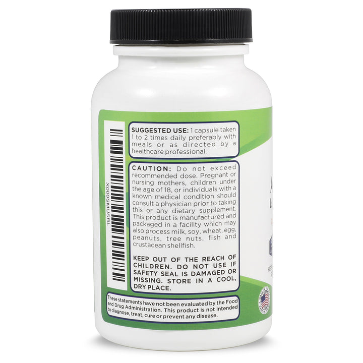 Acetyl L-Carnitine with Alpha Lipoic Acid - 90 Capsules