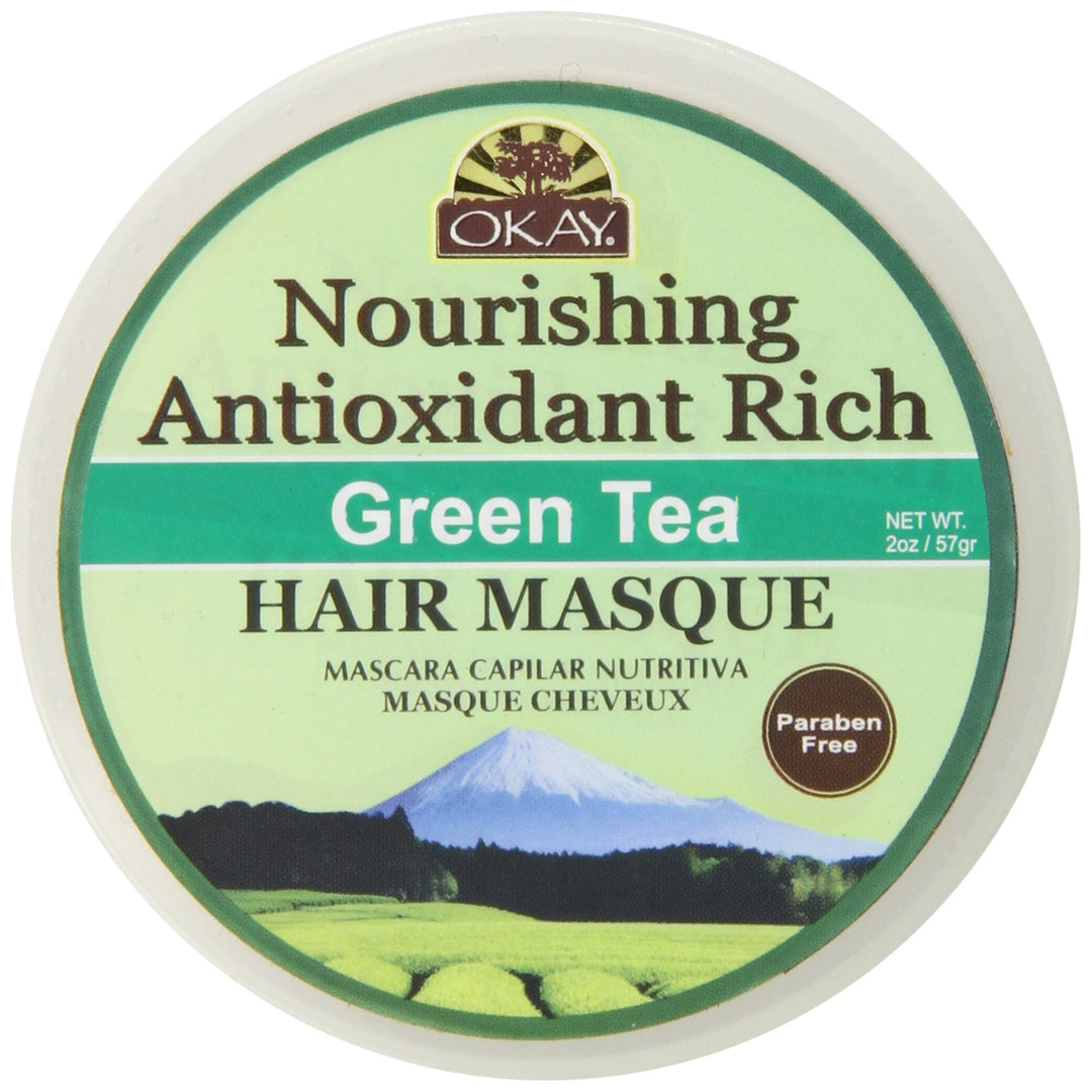 Green Tea Nourishing Antioxidant Rich Hair Masque, 2 Ounce